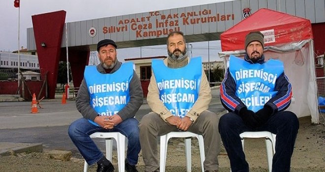 Umut Nöbeti’ni Şişecam işçileri tuttu